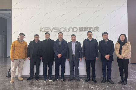 上海張江集團、中國電子音響行業(yè)協(xié)會領(lǐng)導(dǎo)、專家訪問旗聲科技